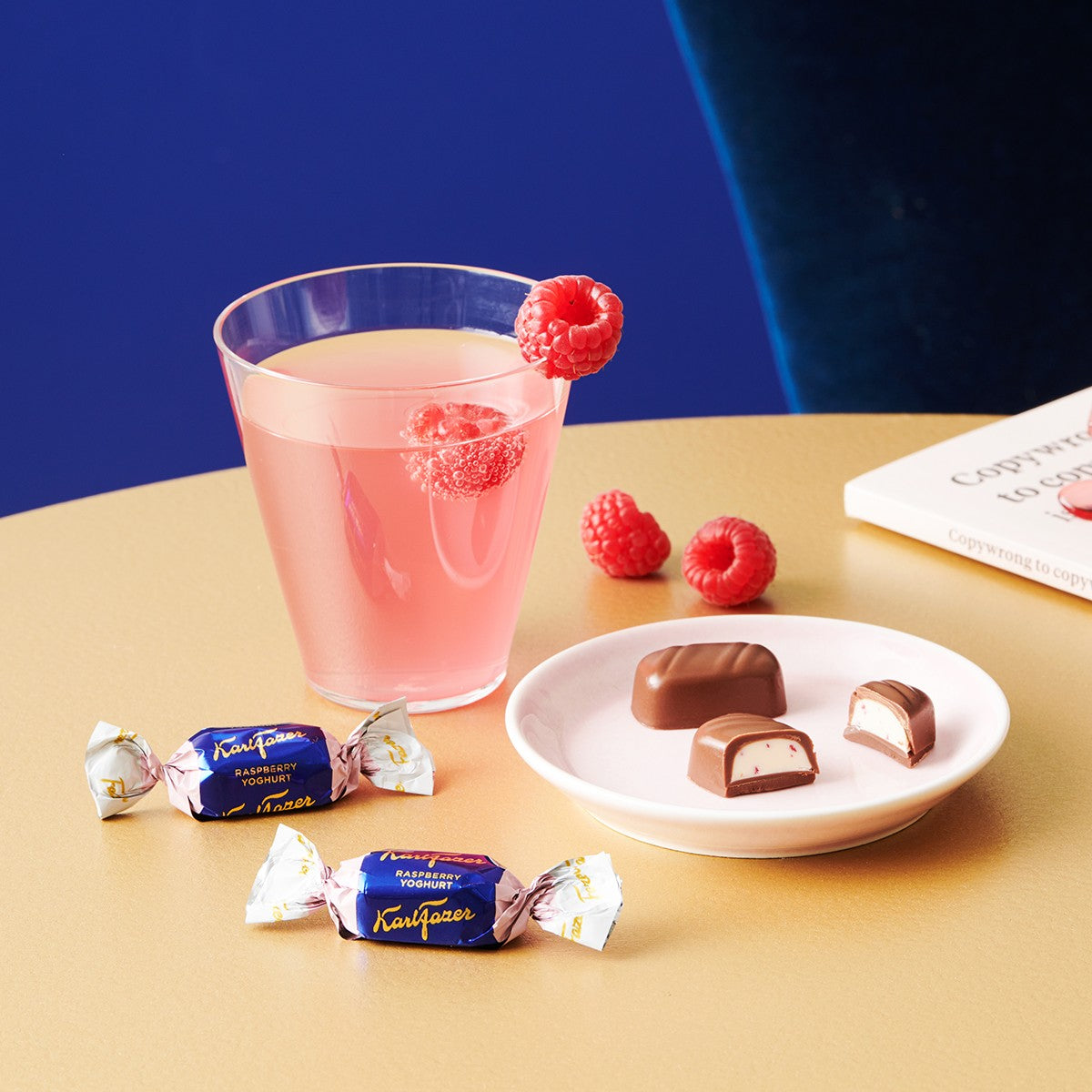 Fazer Raspberry Yogurt in Milk Chocolate Box - 8.8 oz