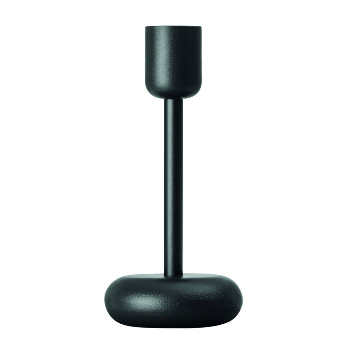 iittala Nappula Dark Grey Tall Candle Holder