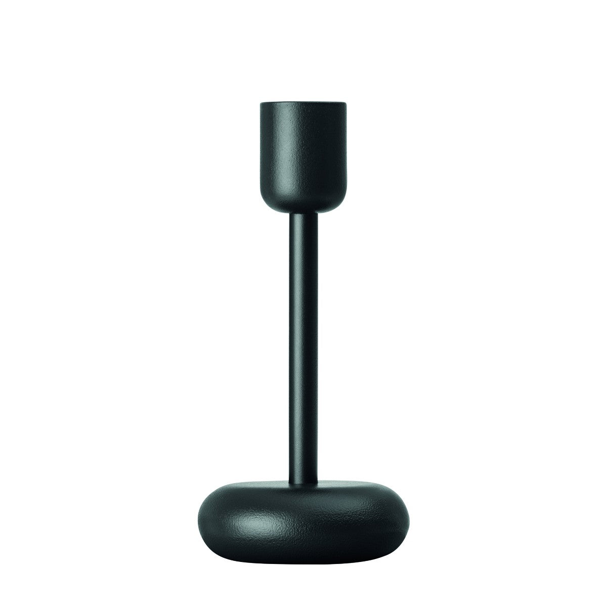 iittala Nappula Dark Grey Tall Candle Holder
