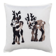 Pentik Vasa White / Brown / Black Throw Pillow
