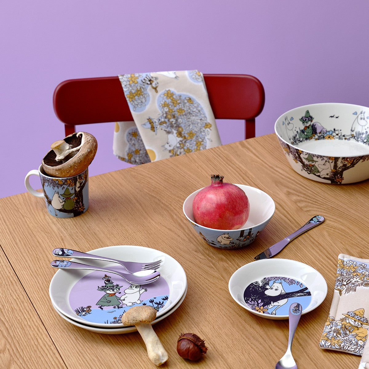 Arabia Moomin Friends Forever Saucer - 80th Anniversary