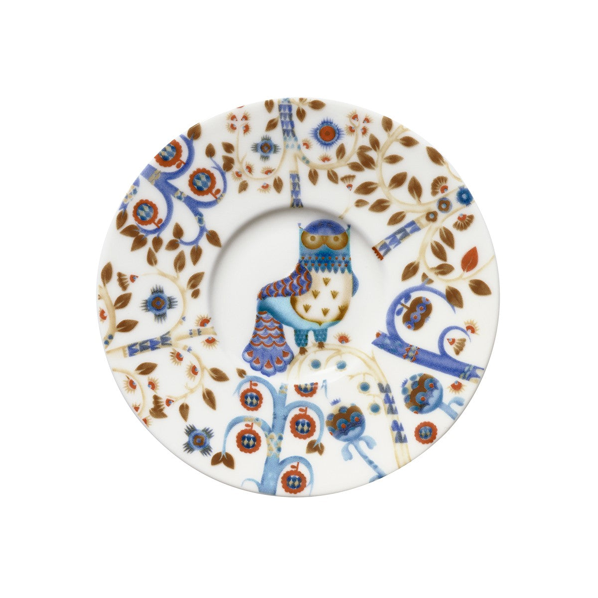 iittala Taika White / Blue Espresso Cup and Saucer