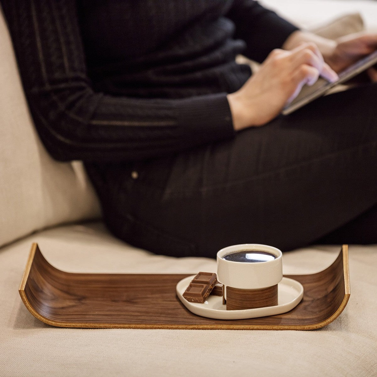 Tonfisk Warm Walnut Serving Tray