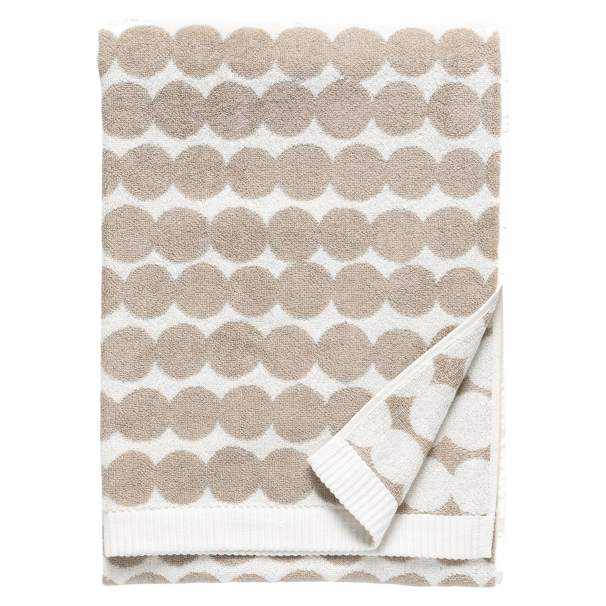 Marimekko Rasymatto Beige / White Bath Towel