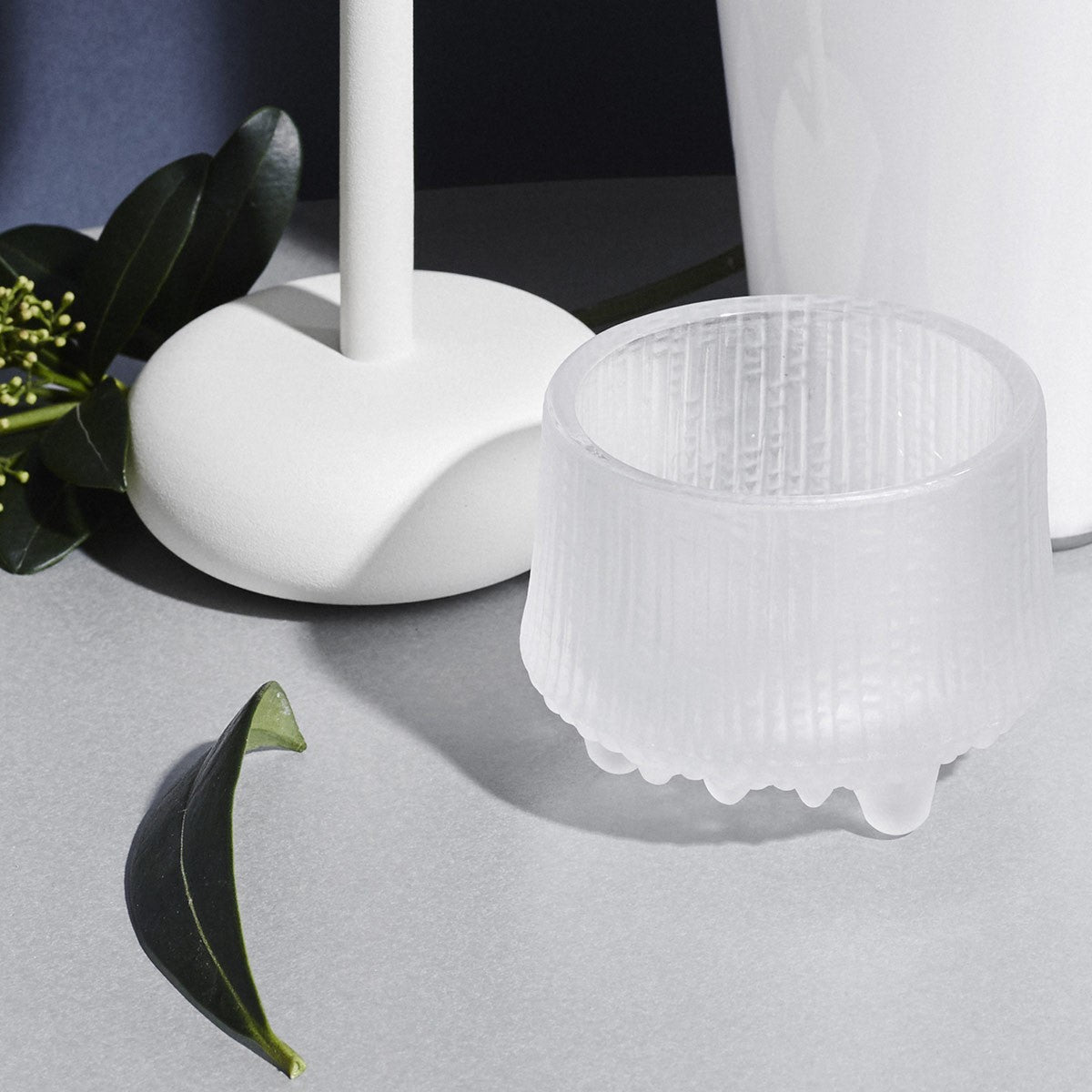 iittala Ultima Thule Matte Frosted Candle Holder