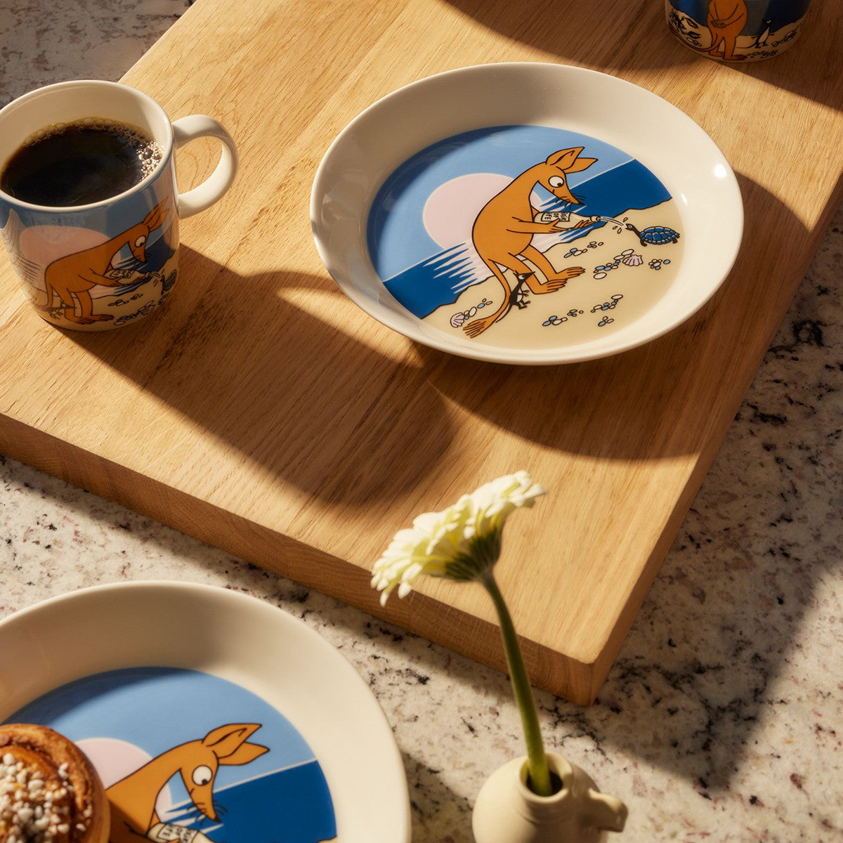 Arabia Moomin Sniff Blue Plate
