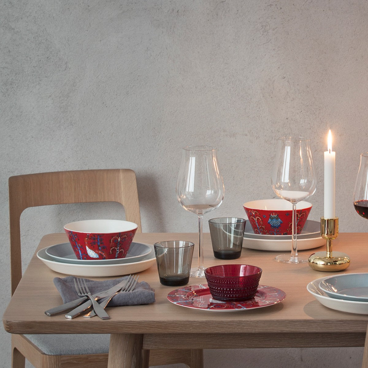 iittala Taika Red 20 oz Bowl