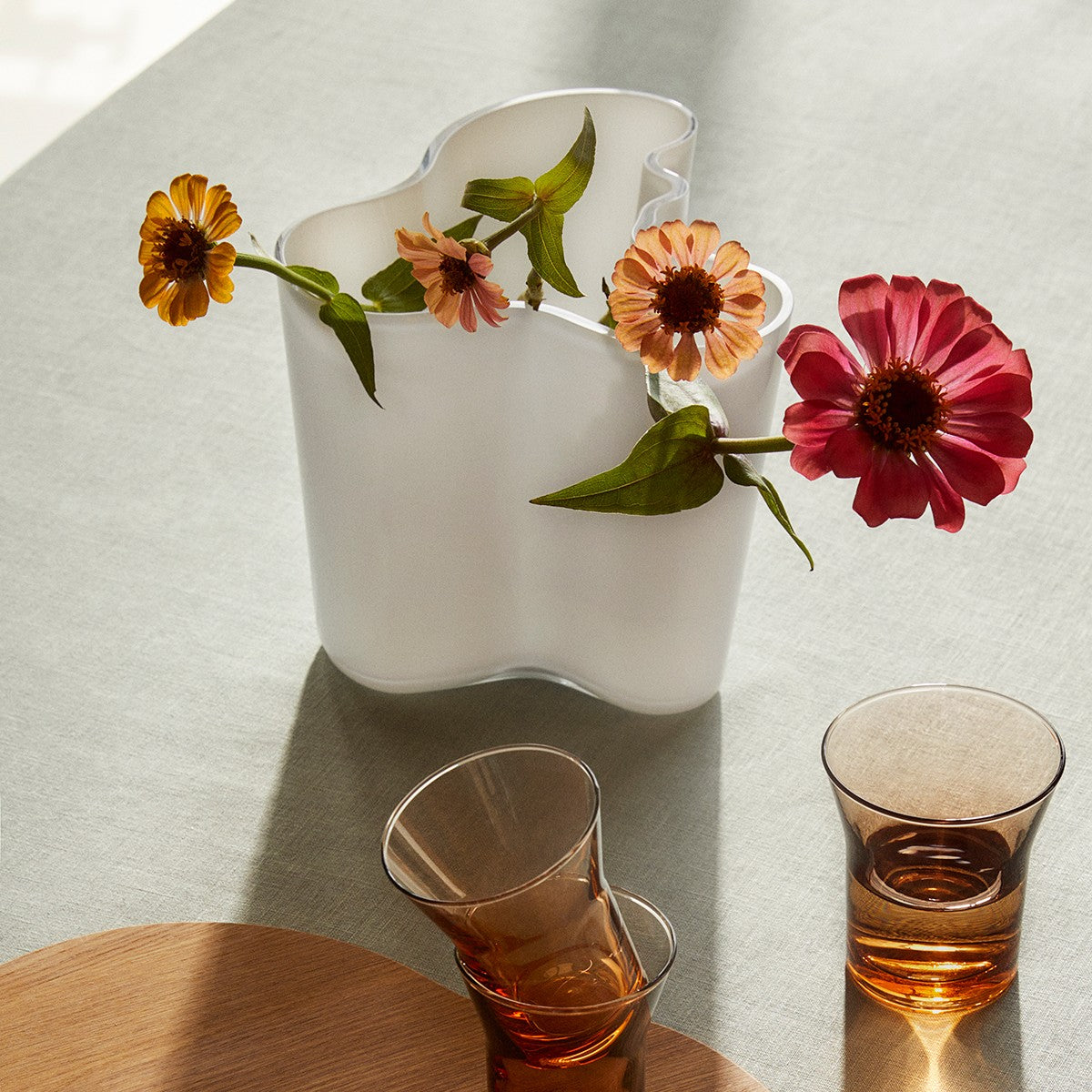 iittala Aalto White Vase - 6-1/4"