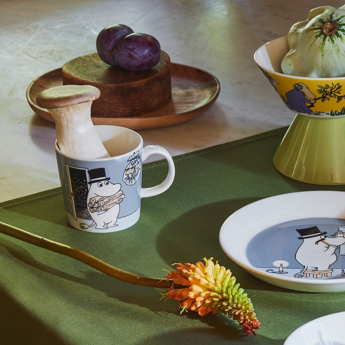 Arabia Moomin Moominpappa Grey Mug