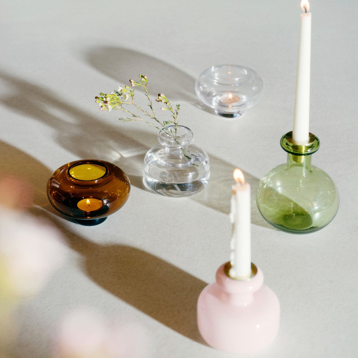 Marimekko Clear Puteli Candle Holder / Vase