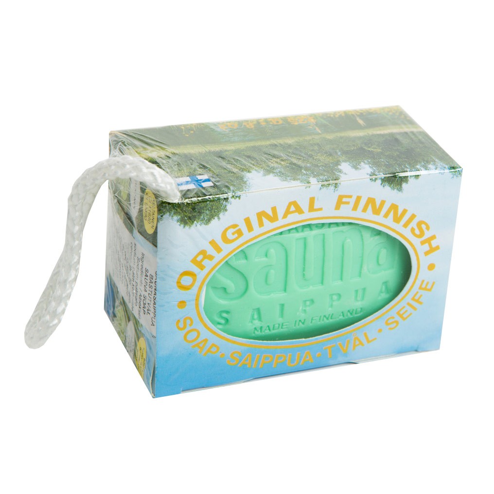 Original Finnish Sauna Soap on a Rope - Pine