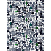 Marimekko Puutarhurin Parhaat Grey / Green Medium Weight Cotton Fabric