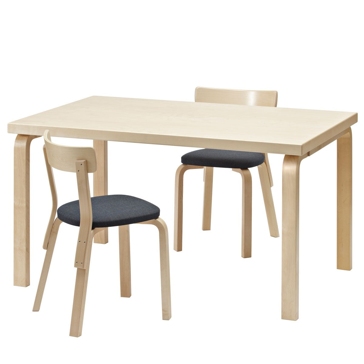 Artek Alvar Aalto Chair 69 - Upholstered Seat
