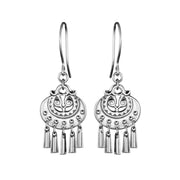 Kalevala Moon Goddess Silver Earrings - Small