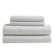 Marimekko Muru White / Navy Blue King Sheet Set