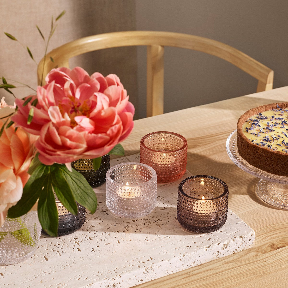 iittala Kastehelmi Clear Candle Holder
