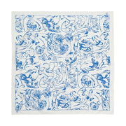 Marimekko Lierio Cactis White / Blue Scarf