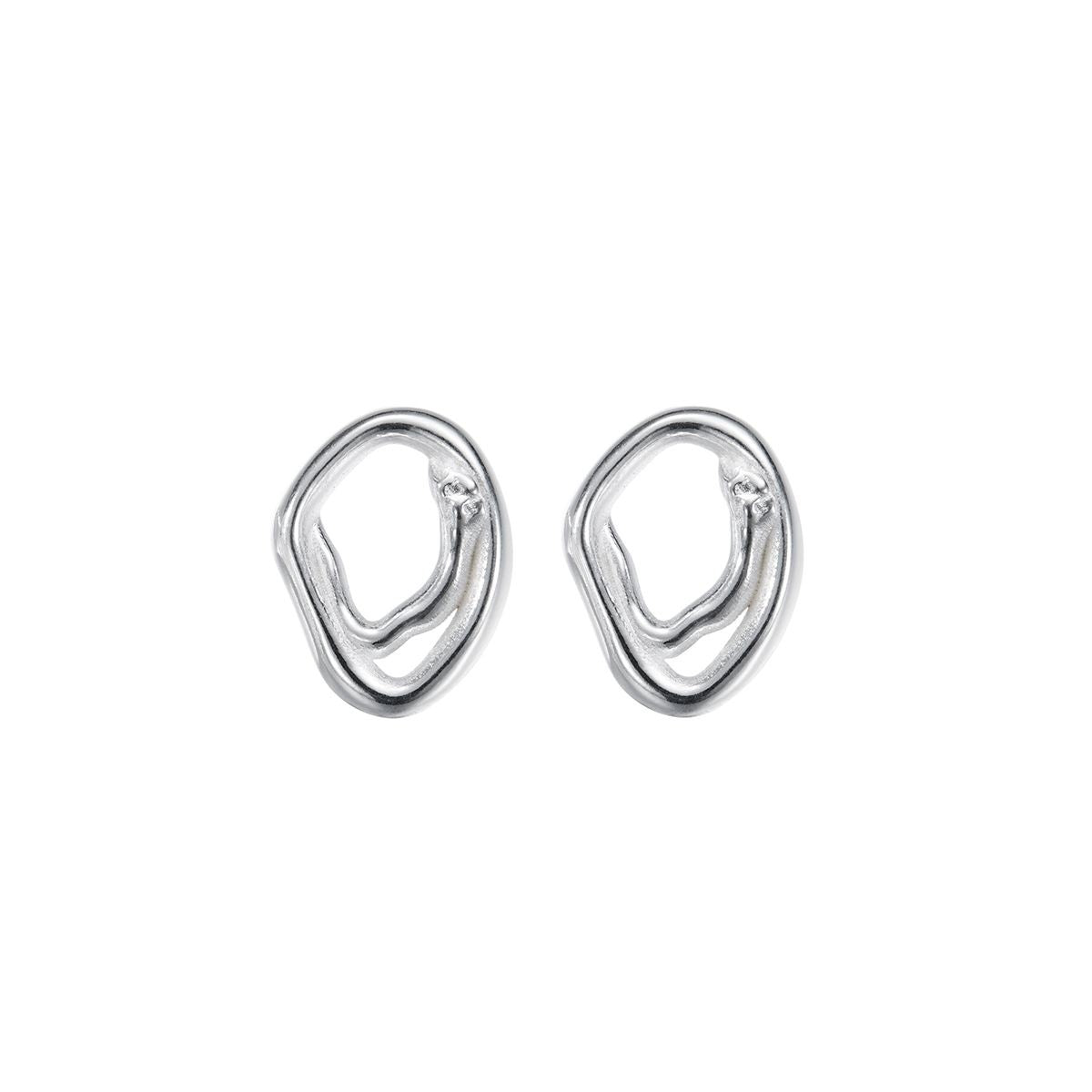 Kalevala Mannyt Silver Earrings