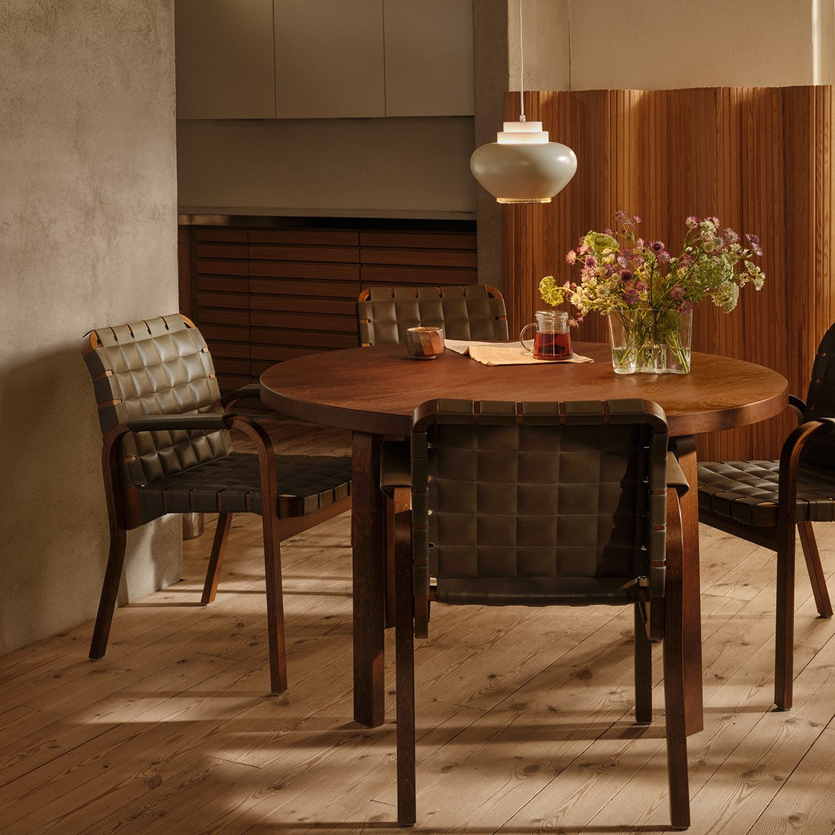 Artek Alvar Aalto Table 91 - Walnut Stained