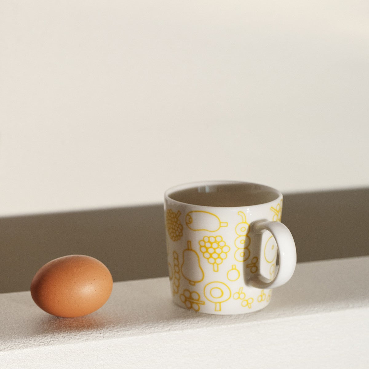 iittala Toikka Frutta White / Yellow Mug