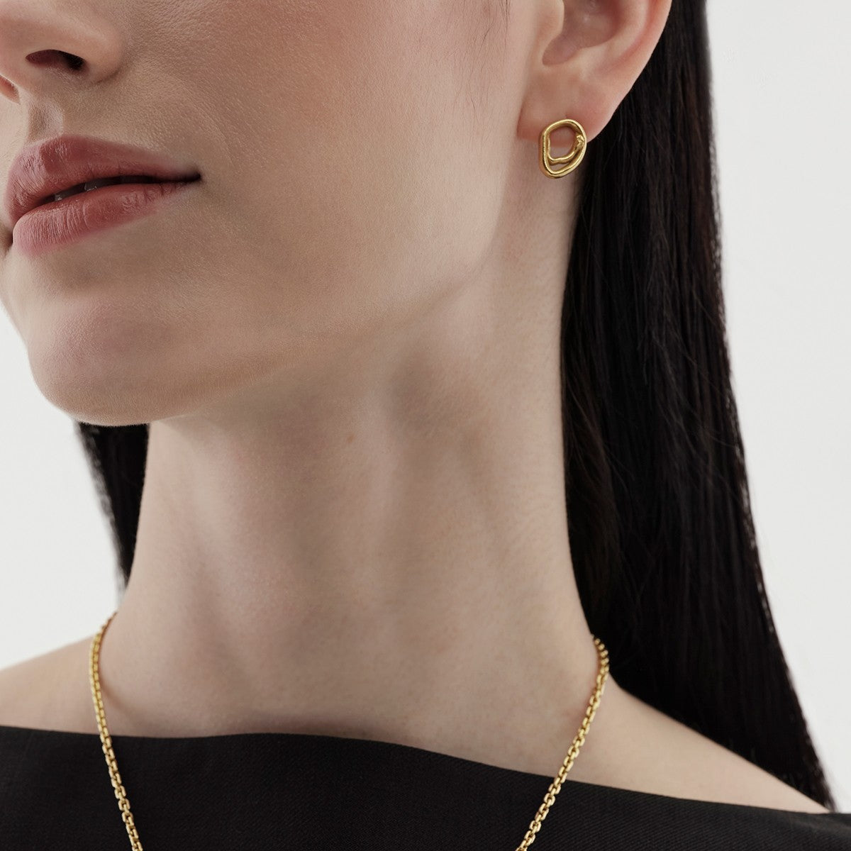 Kalevala Mannyt Bronze Earrings