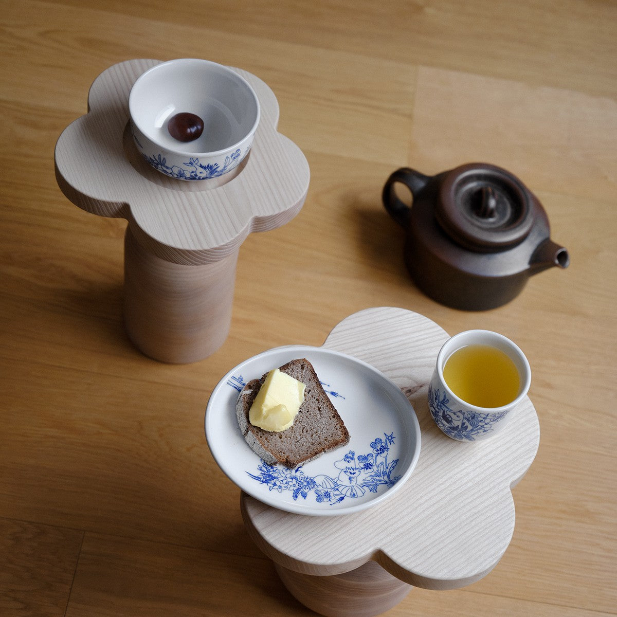 Arabia Moomin Haru White / Blue Small Bowl