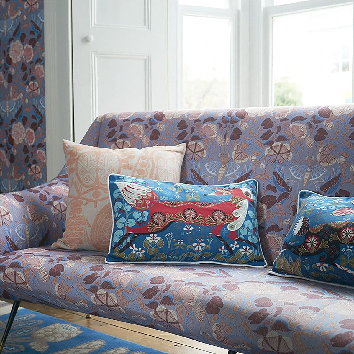 Klaus Haapaniemi Running Hare Lounge Pillow