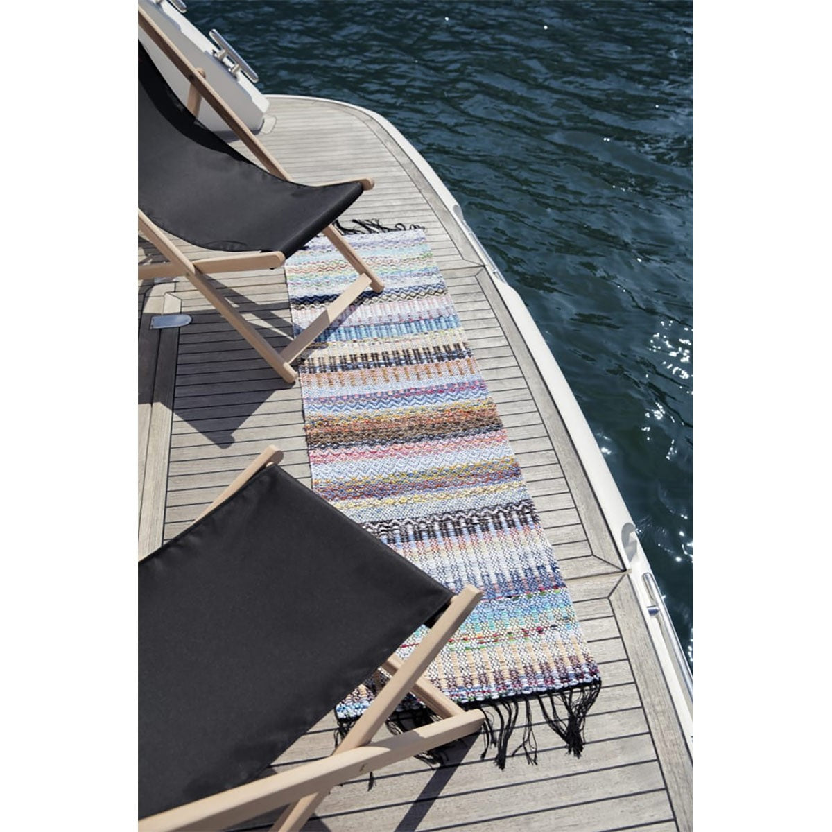 Finlayson Rasypala Black / Multicolor Rag Rug