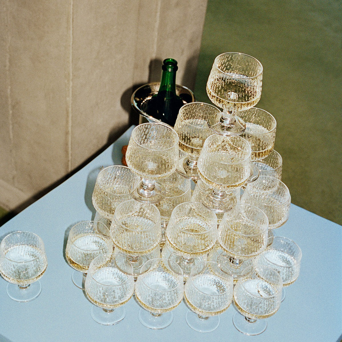 Marimekko Syksy Clear Glass Goblet